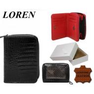 Naiste väike rahakott 5157-SL Black, LOREN, Nahast rahakotid